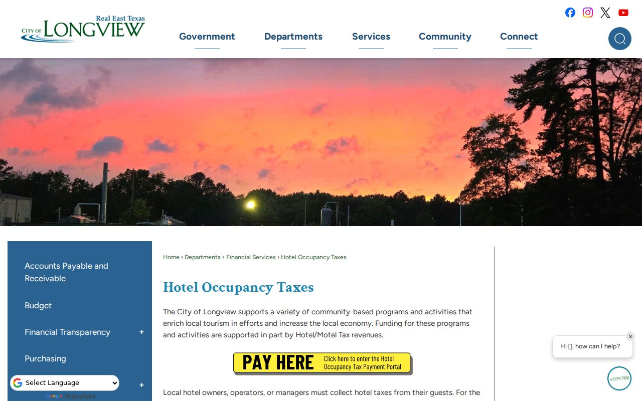 Longview police criminal records request page in Gregg County